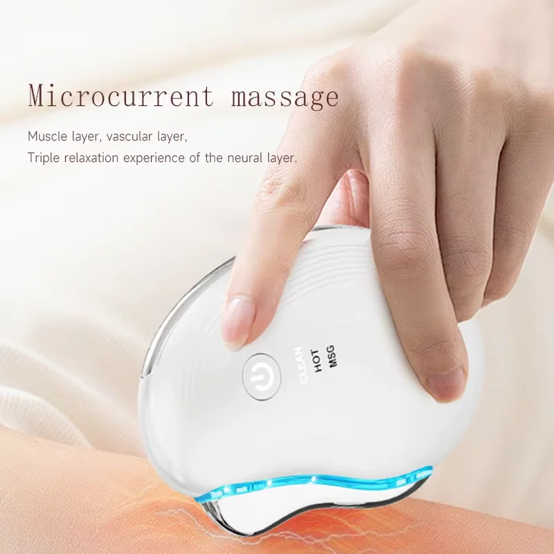 Home Use Electric Facial Lifting Gua Sha Massage Tools Face Guasha Massage Machine Ems Face Sculpting Tool Beauty Equipment