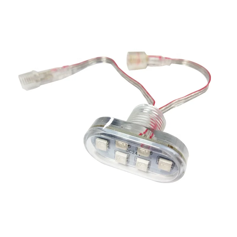 24V Pixel led 45mm 6 Leds RGB WS2811 UCS1903 Led Pixel For Amusement Ride Ferris Wheel