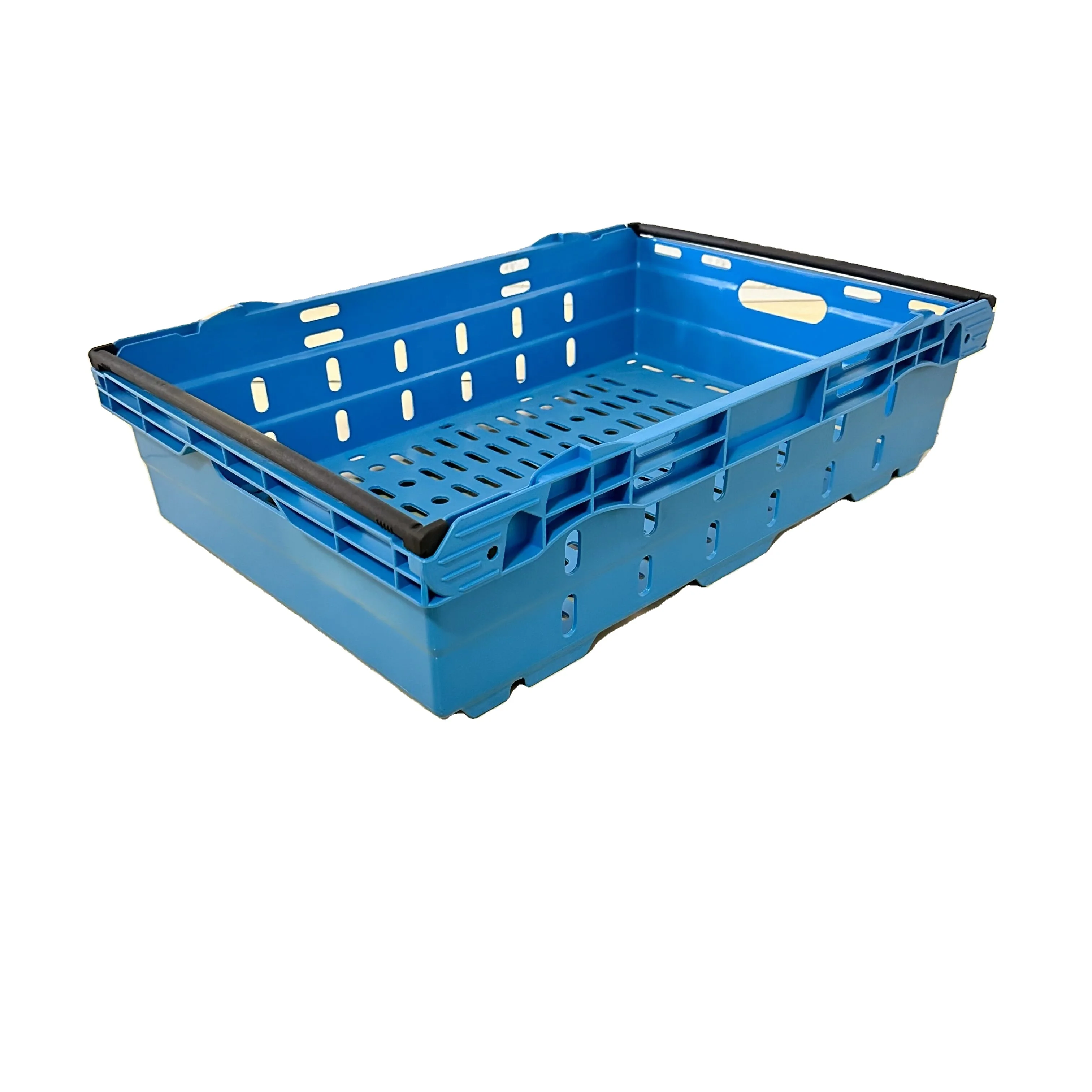 Fruit Vegetable Storage Nest Stacking Plastic Crates Stackable Fruit Turnover Box Plastic Basket