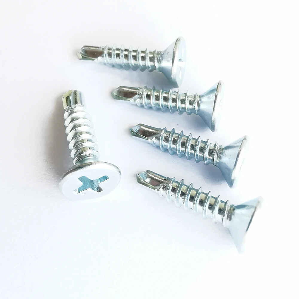 High quality Self  Drilling Screws cheap price galvanized countersunk head screws