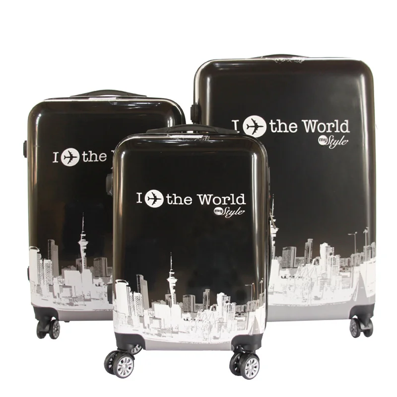 Manufacturer directly brand quality cheap fashion trolley luggage kids children unisex suitcase set hard shell large capacity