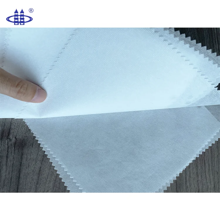 
 High standard product of hot sale1600mm ES nonwoven fabric heavy non woven interfacing  