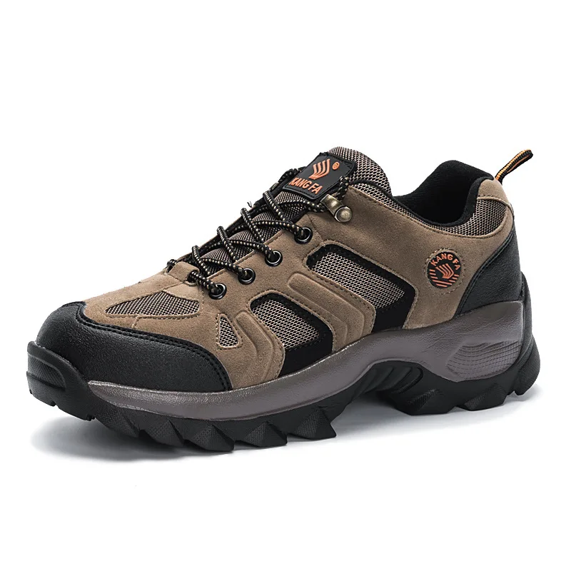 Camping Outdoor Leather Men Fitness Winter Mountain Mesh Climbing Trekking Hiking Shoes