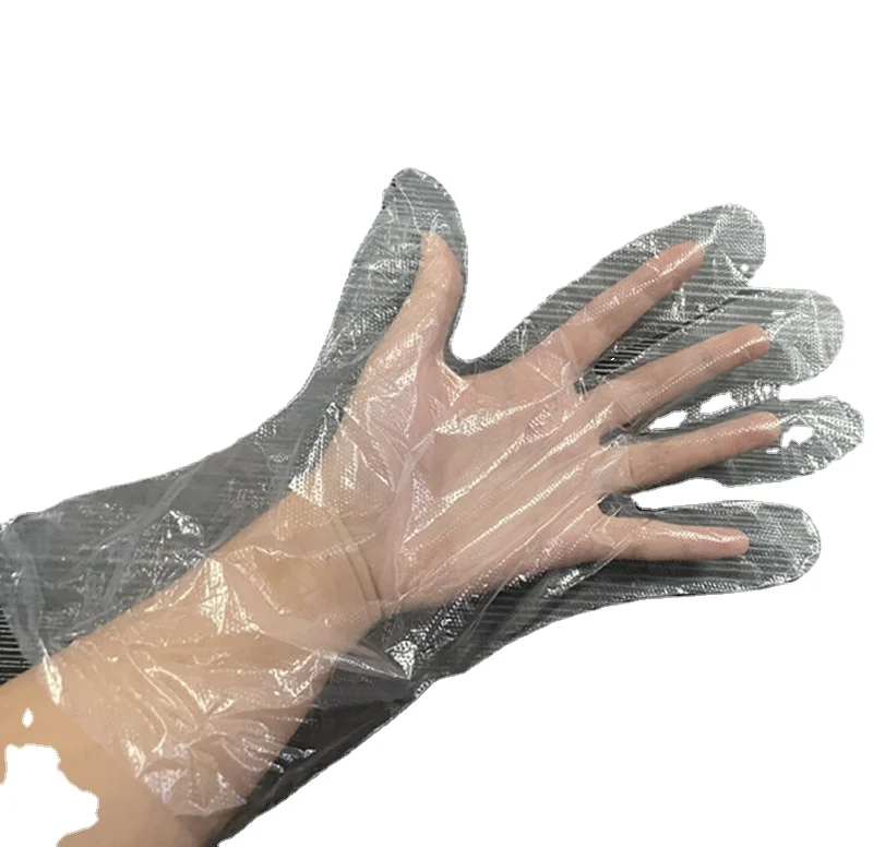 
Одноразовый обувной чехол с следующими материалами: PE пластиковые защитные перчатки из литого поли перчатки одноразового использования 