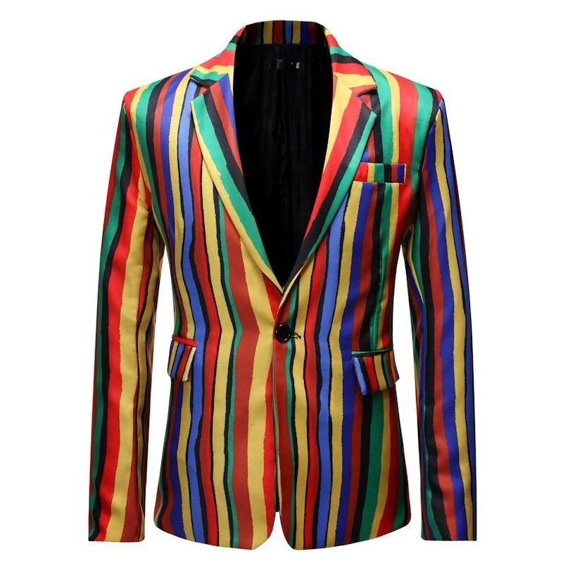 printing colorful modern slim fit custom blazer price top brand men suit
