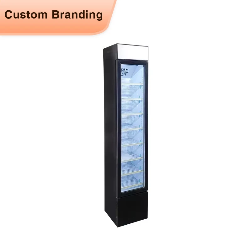Meisda SC105B Hot sale mini cake beverage commercial vertical display fridge with light box