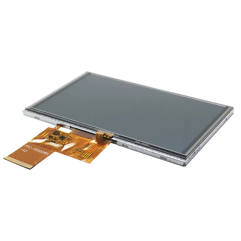 И укрепления здоровья OEM 800*400 цветная (RGB) 40PIN 5 дюймов TFT резистивный сенсорный экран ЖК-дисплей