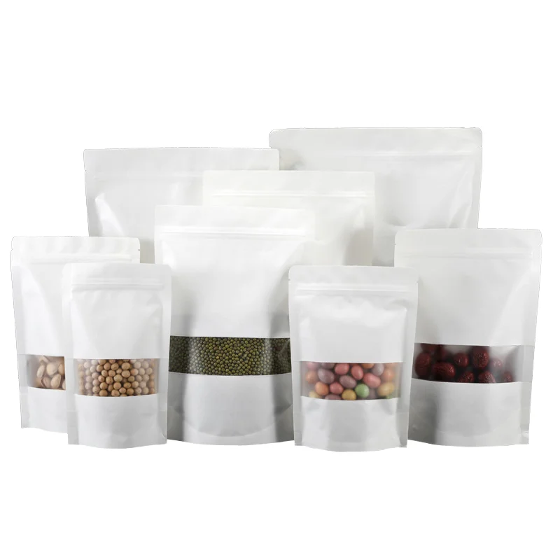 Custom Printed  Smell Proof Aluminum Foil Resealable Stand Up Zipper Candy Mylar Packaging Bags With Frosted Window