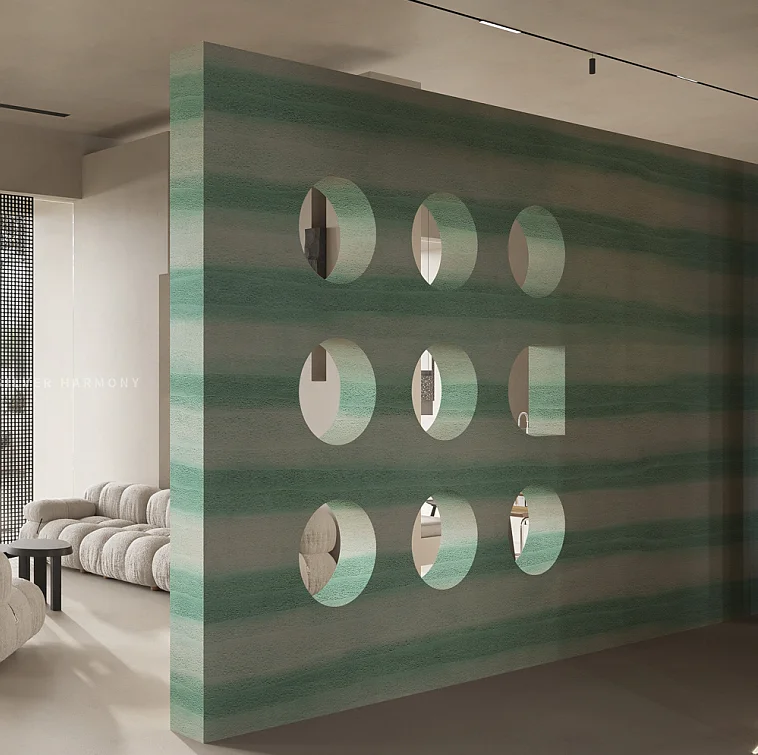 Modified Cladding Material Soft Bendable MS Rammed Earth Board Floor Tiles Natural Stone Tile Outside