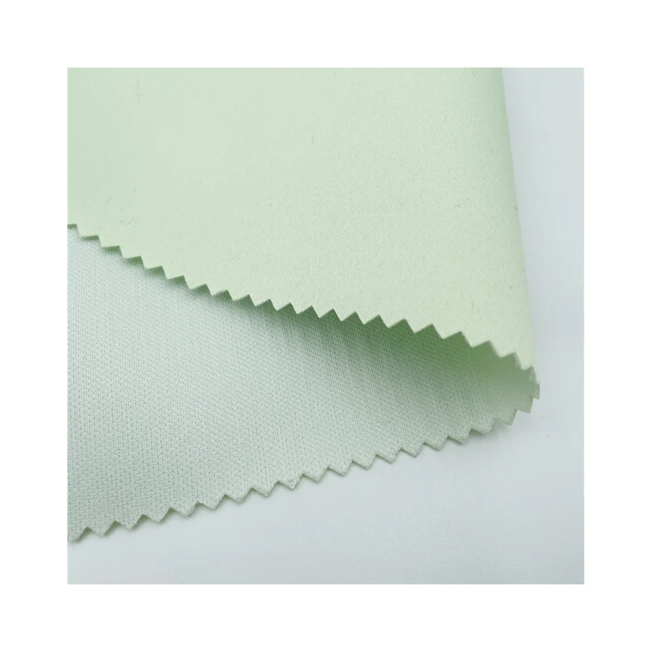 Tear-Resistant polyester 290T twill oxford boded knitted fabric candy color cosmetic bag cloth