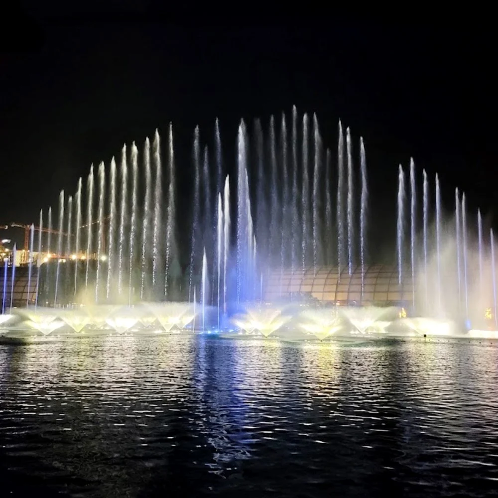 AWS Programmable Dancing Fountain Show Large Outdoor Dmx Music Dancing Water Fountain