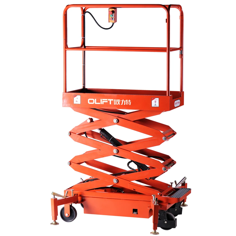 Внутренняя мини-платформа Ножничного подъемника с питанием от батареи, ножничная платформа