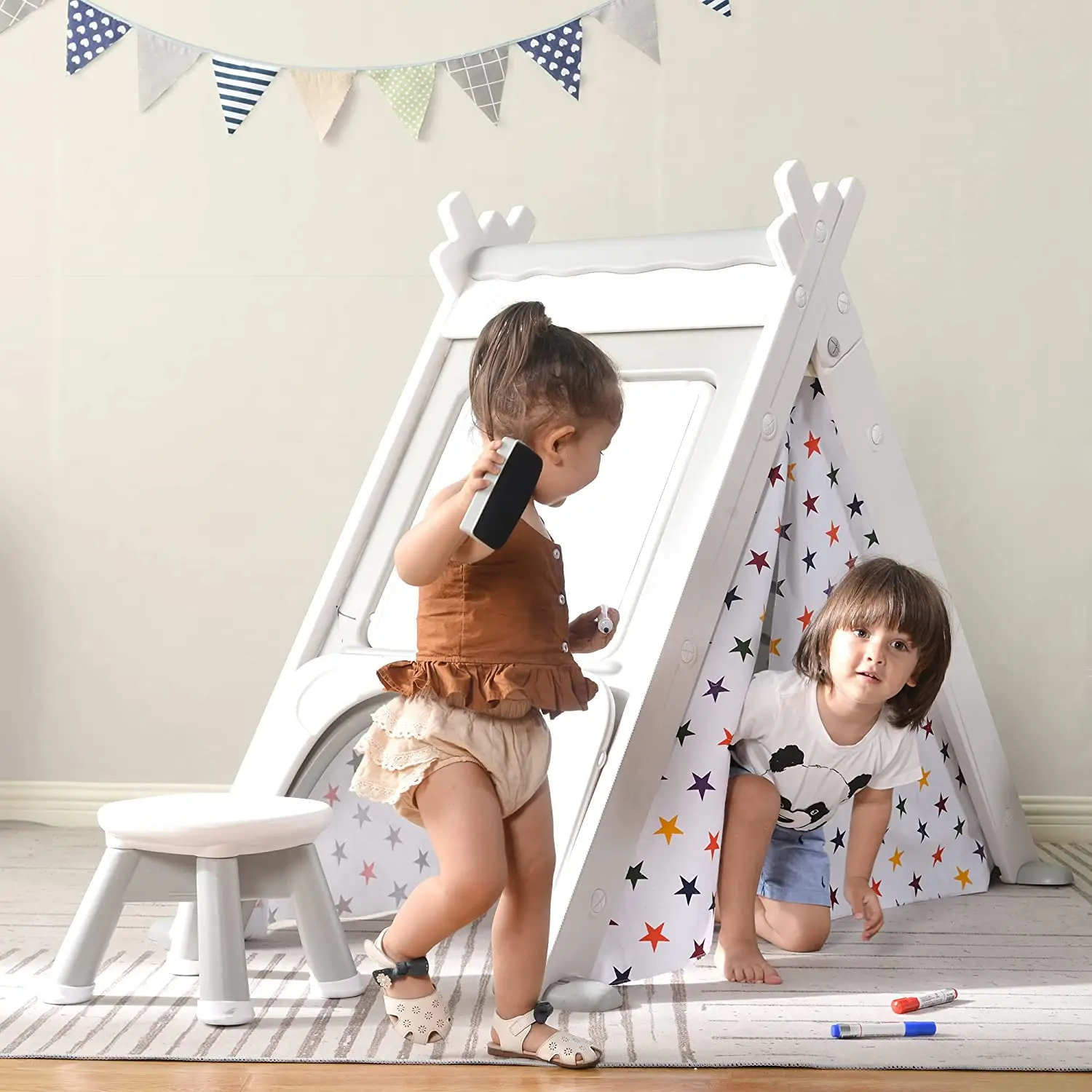 ABST Manufacturer Kids Toys Children Tents Kids Play Game Activity Fairy Portable Foldable Castle Indoor Toy Play House