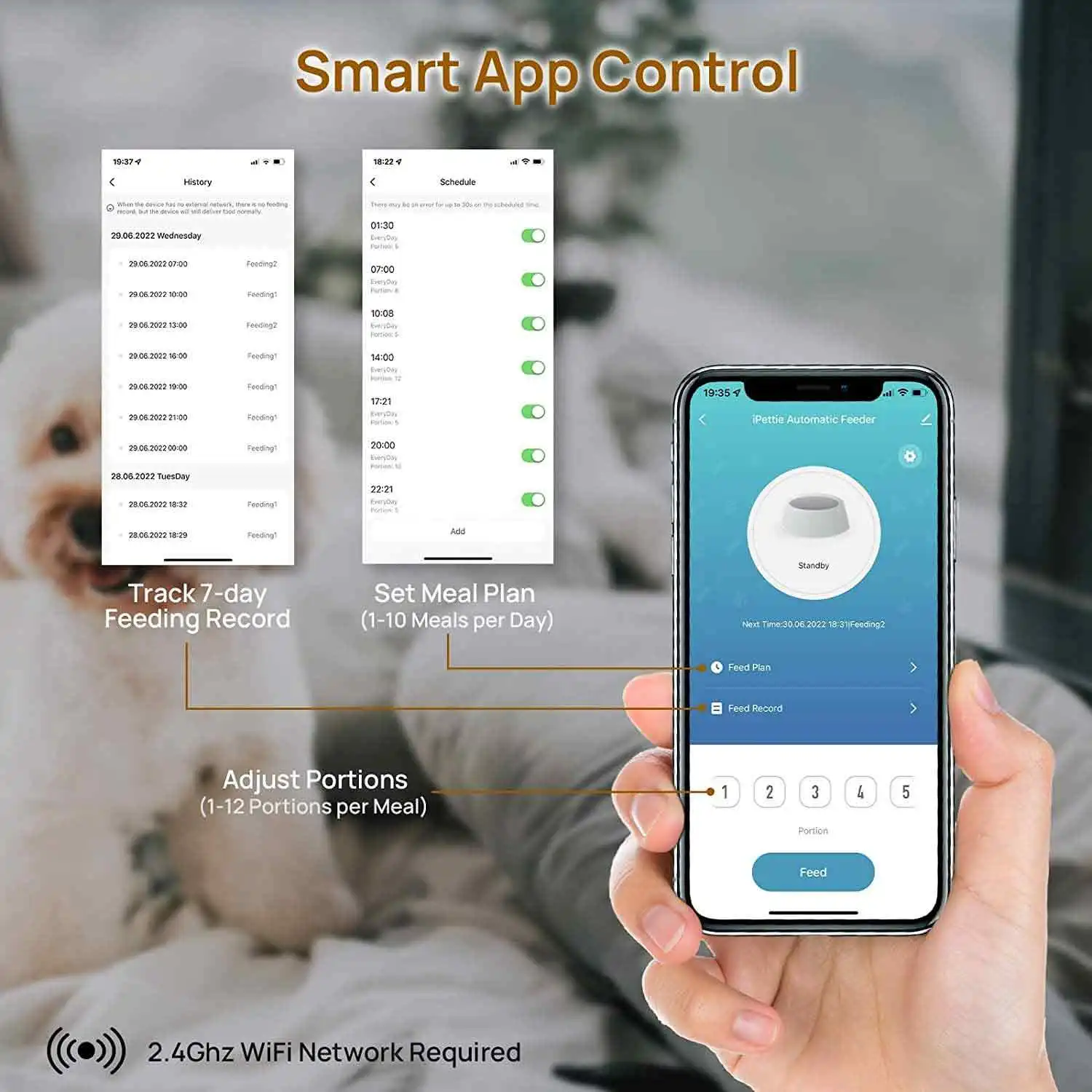 high quality 5l plastic stainless steel single double bowl automatic smart pet feeder