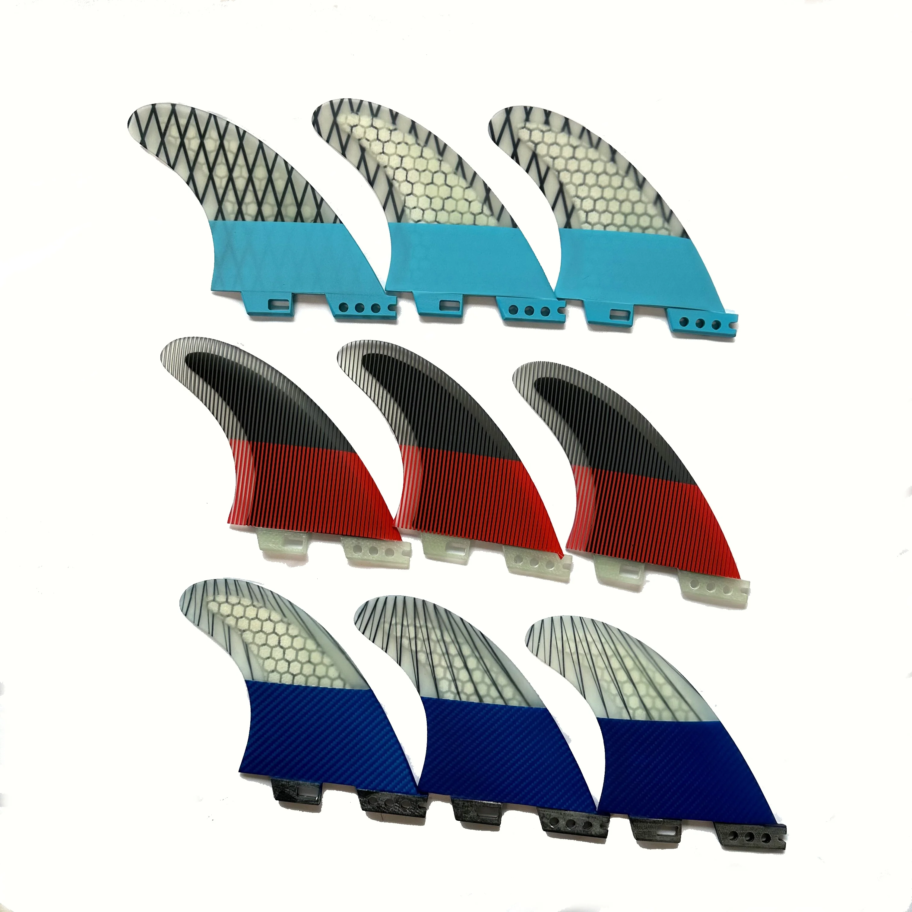 Dropshipping Fiberglass Honeycomb Size S/M/L Surf Fins Surfboard Fins FCS1 FCS 2 AND FUTURE