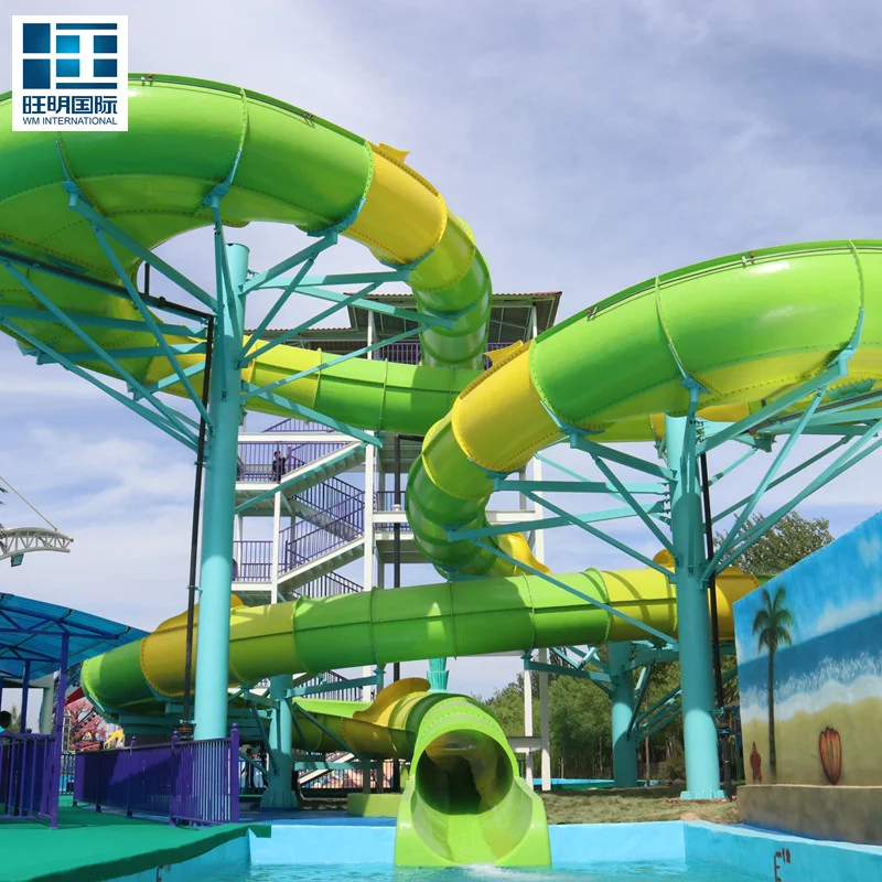 Best Price Fiberglass Pool Slide Used Commercial Water Slides For Water Park Project