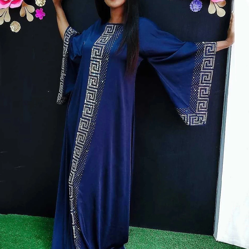 loose women long dress casual african style femme vestiods vintage retro muslim lady maxi dresses robe