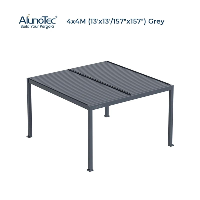 Electric Waterproof Aluminum Pavilion Aluminium Garden Gazebos Pergola