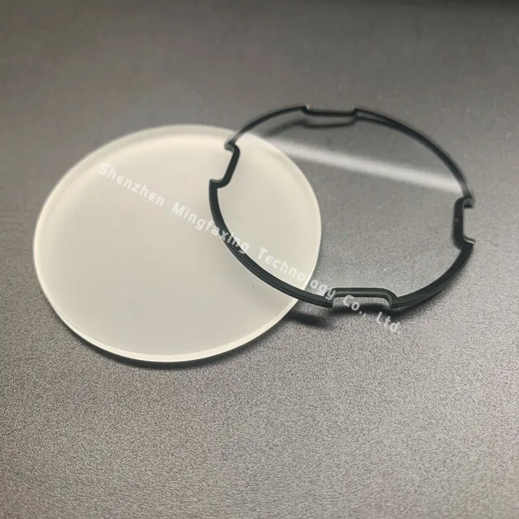 Sapphire lens arc sapphire screen printing lens high-end bicycle car lens customization