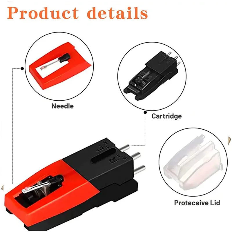 Turntable Stylus Needle Accessory Vinyl Player Phonograph Gramophone Record Player Stylus Needle replacement