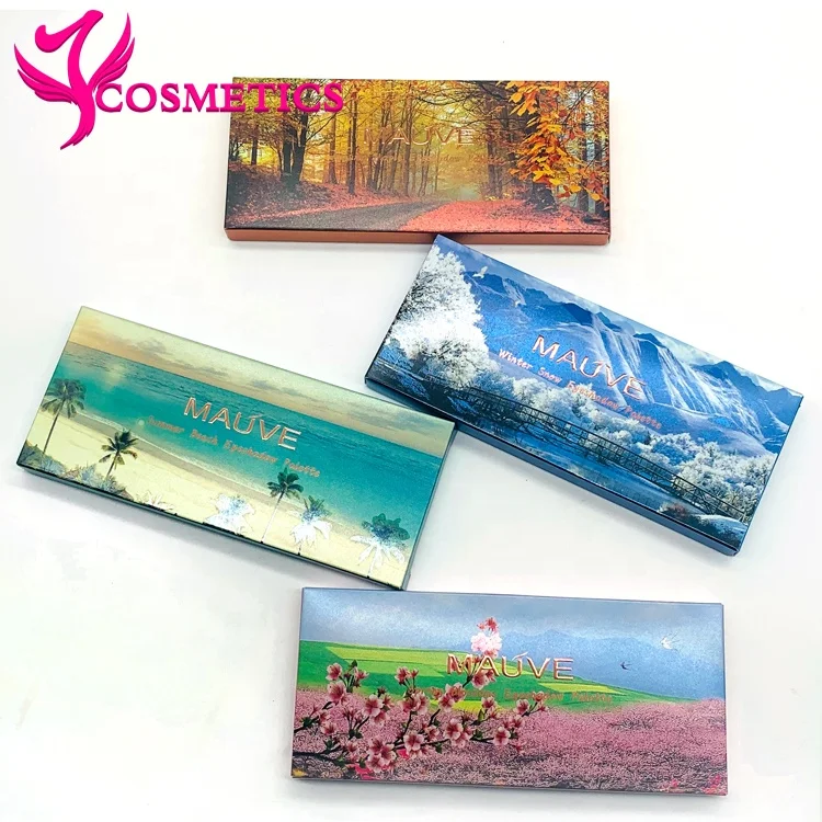9 pan green summer mini eye shadow private label metalic eyeshadow palette low moq