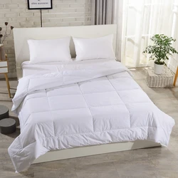 White Hotel Down Quilt All Seasons Full Cotton Down Feather Quilt