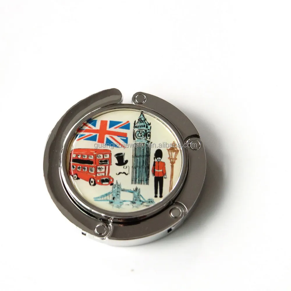 2023 Custom personalised design Ireland London Holland France tourist souvenir instant table bag hook hanger