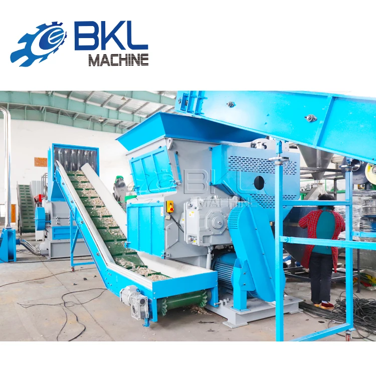 Plastic bottle Shredding and crushing line Crusher machine plastic