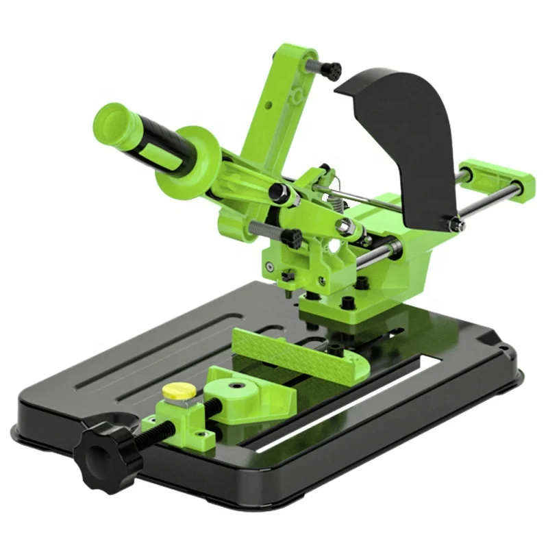 
Smoked pull cast Iron base universal slide cut bracket angle grinder stand holder for 100-125mm Grinder 