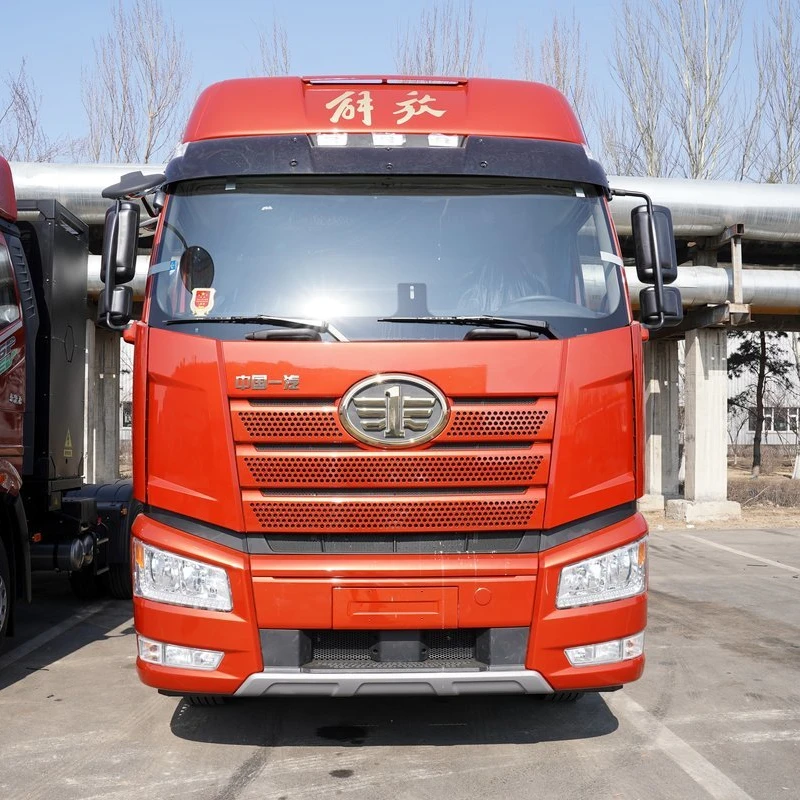 FAW Jiefang J6P Heavy Truck 6X4 Pure Electric Replacement Tractor Camera 10 Automatic 3 Ton Used Truck 2005 to 2008 Model Euro 6