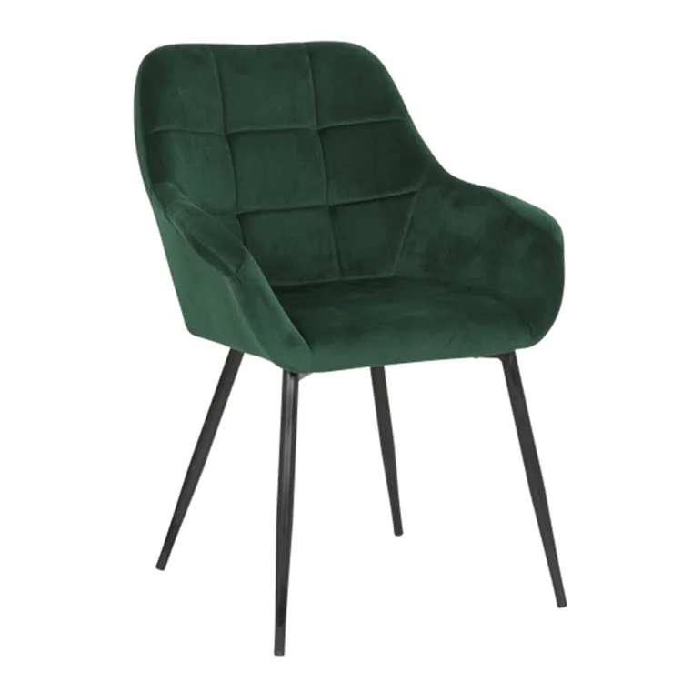 Недорогой изготовленный на заказ бархатный ресторан высокого качества обитый современный Северный стул