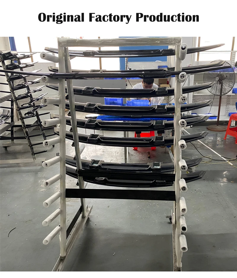 Auto Exterior Glossy Carbon Fiber Electric Automatically Universal Rear Trunk Tail Boot Lid Civic Spoiler Wing For All Sedan Car