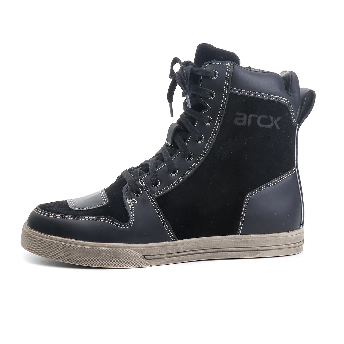 ARCX Motorcycle Touring Boots  Sports Waterproof Casual Wear Leather Adventure Riding Sneaker Shoes