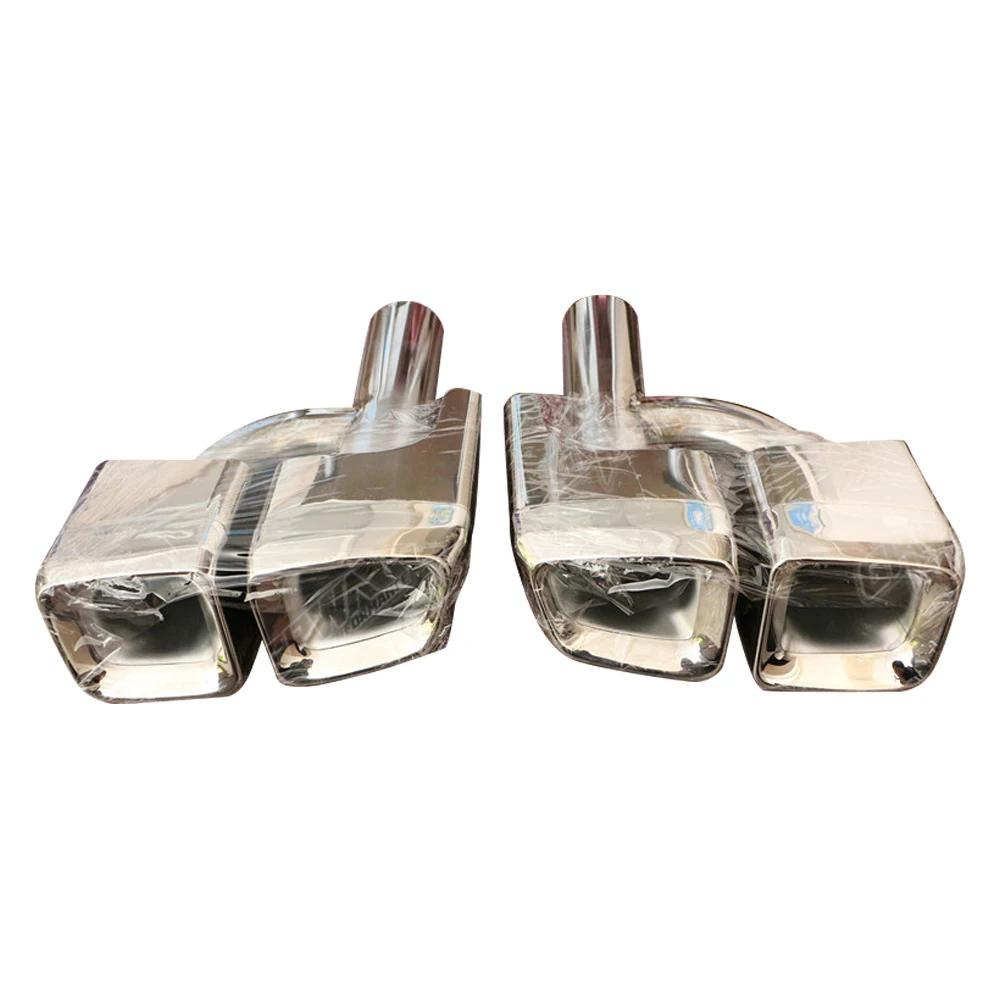 New Style hot sale Stainless Steel Dual Exhaust Muffler Pipe Tip for W212 E63 AMG