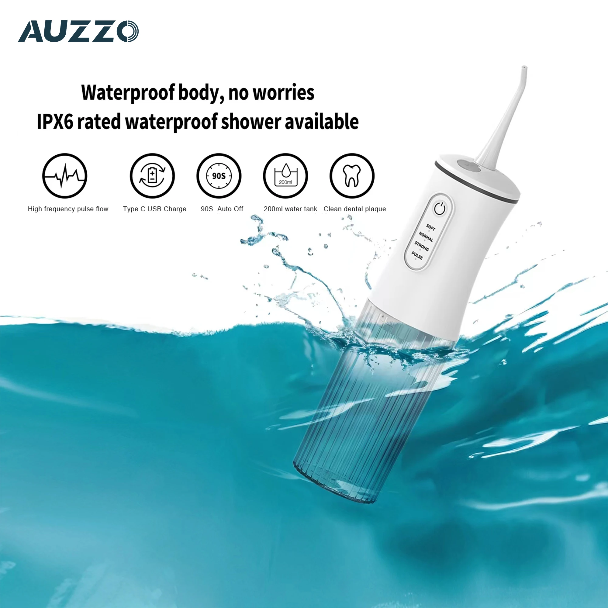 Oral Irrigator Cheap Wholesale Ipx7 Waterproof Electric Teeth Cleaning Device Home Travel Dental Floss Water Flosser