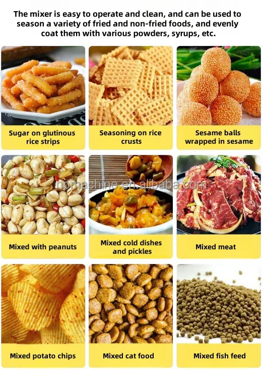 food seasoning machine flavoring machine corn flour cheese flavoring snack food machine flavoring and coating machine for cereal