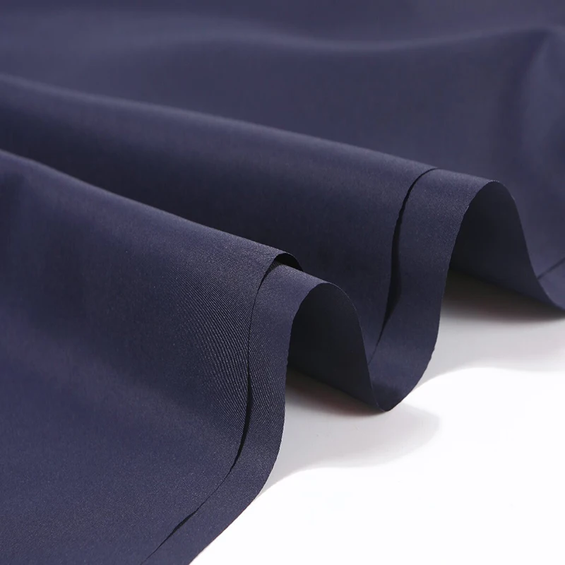 100%RPET recycled 320T fabric plain lining spring yarns can be used for waterproof down jacket home wear