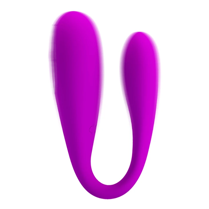 APP Phone Control Vibrator 12 Modes Couple Lover Massager Sex Toy with USB Rechargeable - Purple