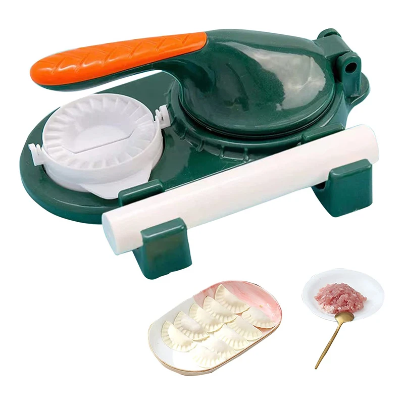 Dumpling Maker Multifunction Dumpling Skin Maker Making Tool Manual Dumpling Press Molds Set 2 in 1 Plastic Opp Bag Customized