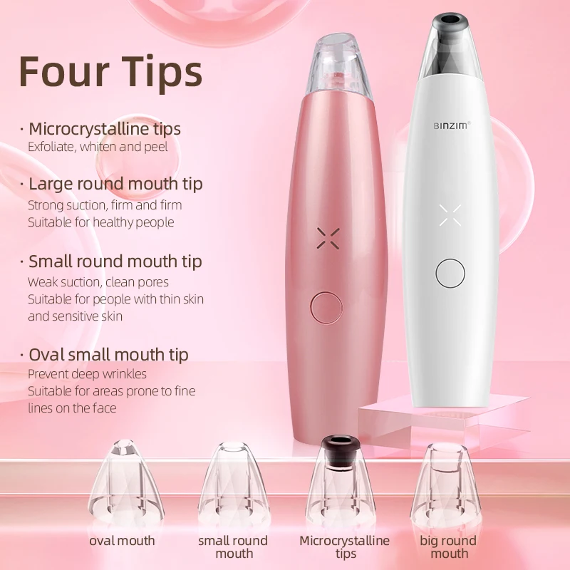 New Facial Pore Cleaner Blackhead Remover Vacuum Suction Beauty Device