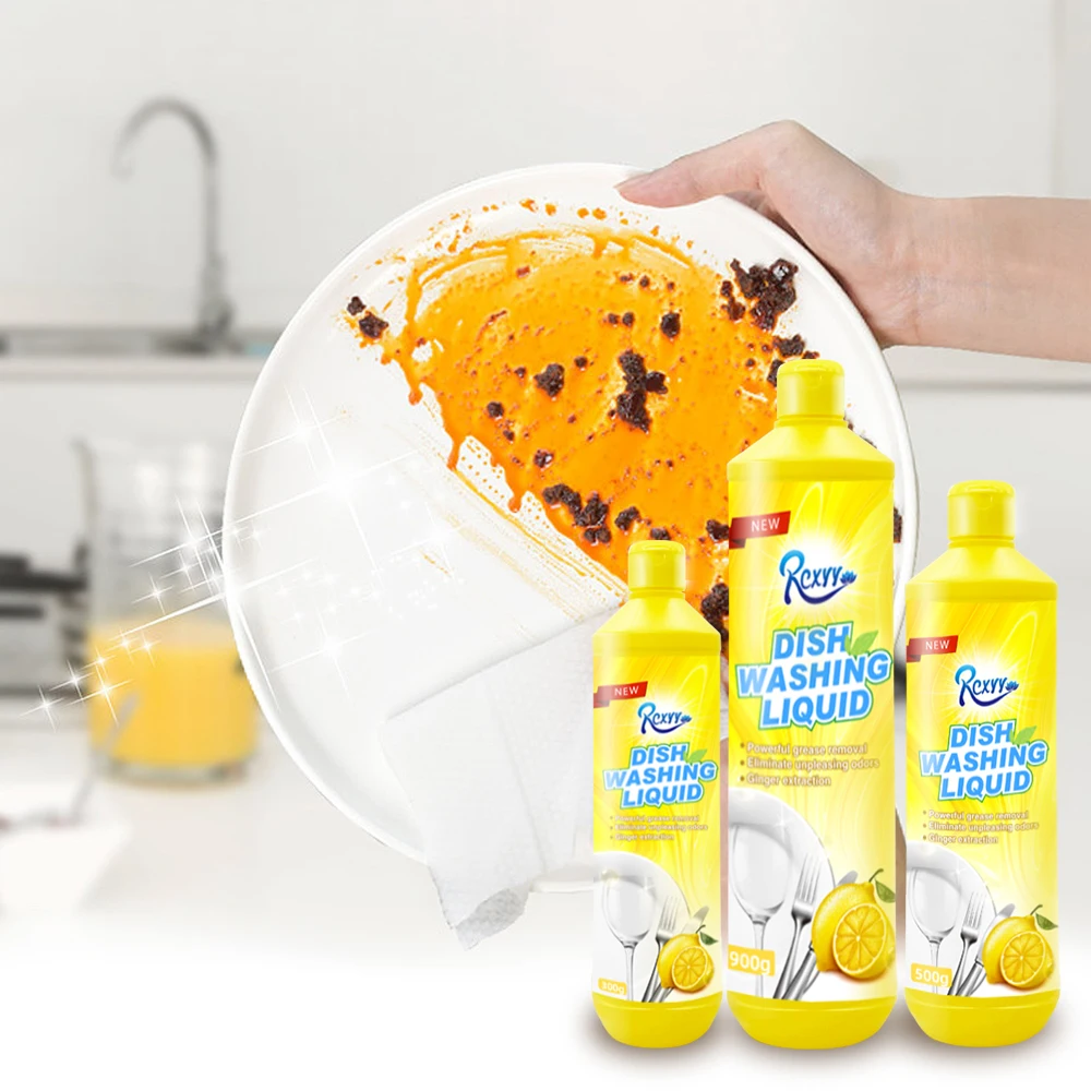 Cheap Price 300g 500g 900g Dishwash Liquid Deep Stains oily Removal Dishwashing liquid Detergent