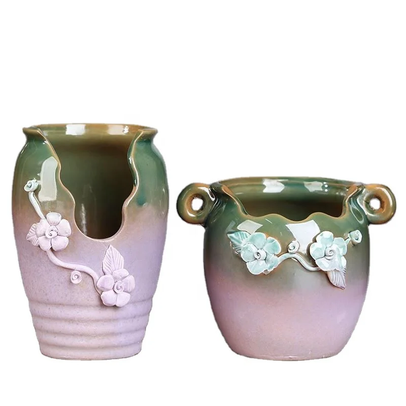 Indoor and Outdoor Porcelain Flower Pot Porcelain Planters Porcelain  Animal Pots