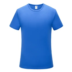 Plain Dry Fit T Shirts 200 GSM Blank Sport Tshirts 100 Polyester T Shirt Wholesale Running Custom Printing T-shirts