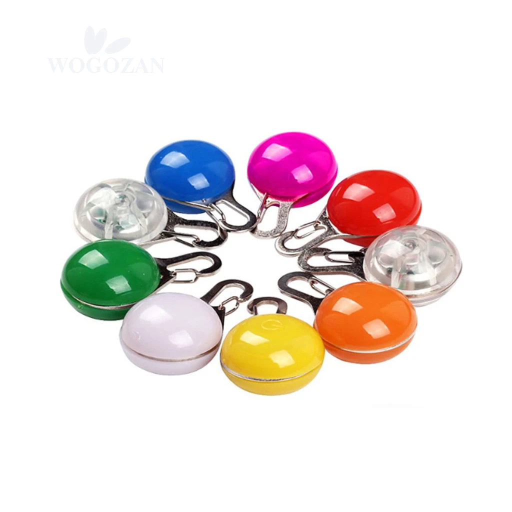 Outdoor Walking Safety Glowing Neck Collar Night Reflective Bling Clip Dog Led Collar Outdoor Tag Pet