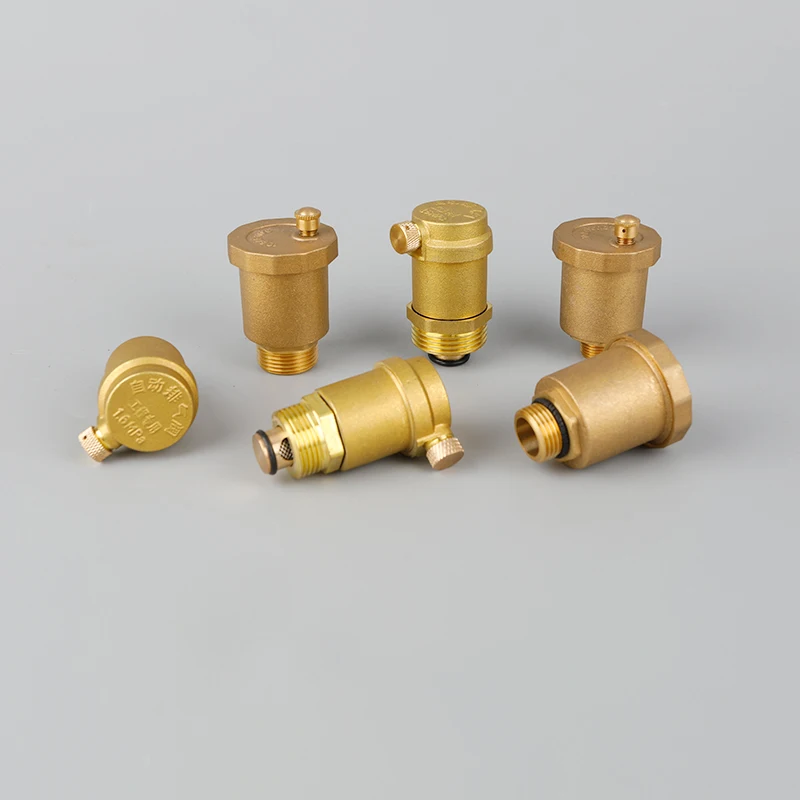 High Quality 10 Bar Brass Automatic Screw Adjustable Air Release Vent Valve