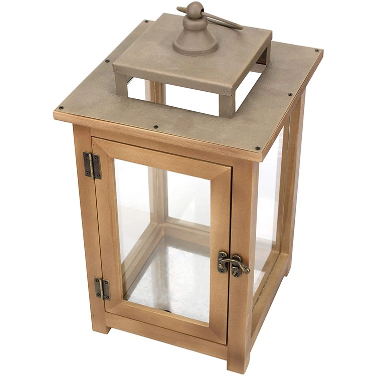 New Inventions Tidy Indestructible Simple Wood Lantern