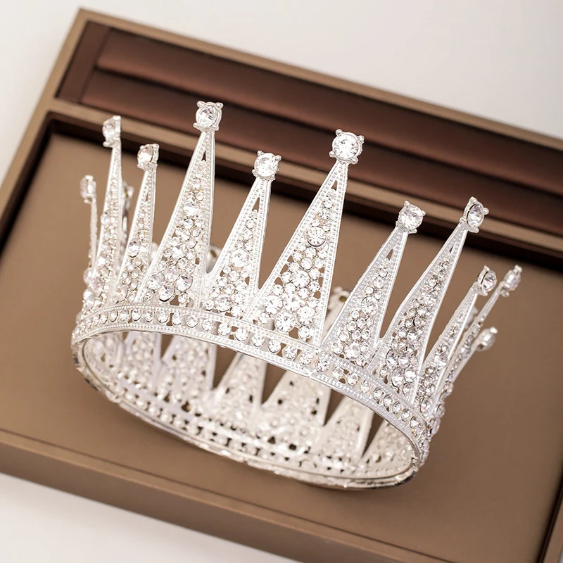 
Fashion Crowns Wedding And Pageant Bridal Kids Birthday Crystal Headband Zircon Bride Rhinestone Beauty Woman Queen Crown Tiaras 