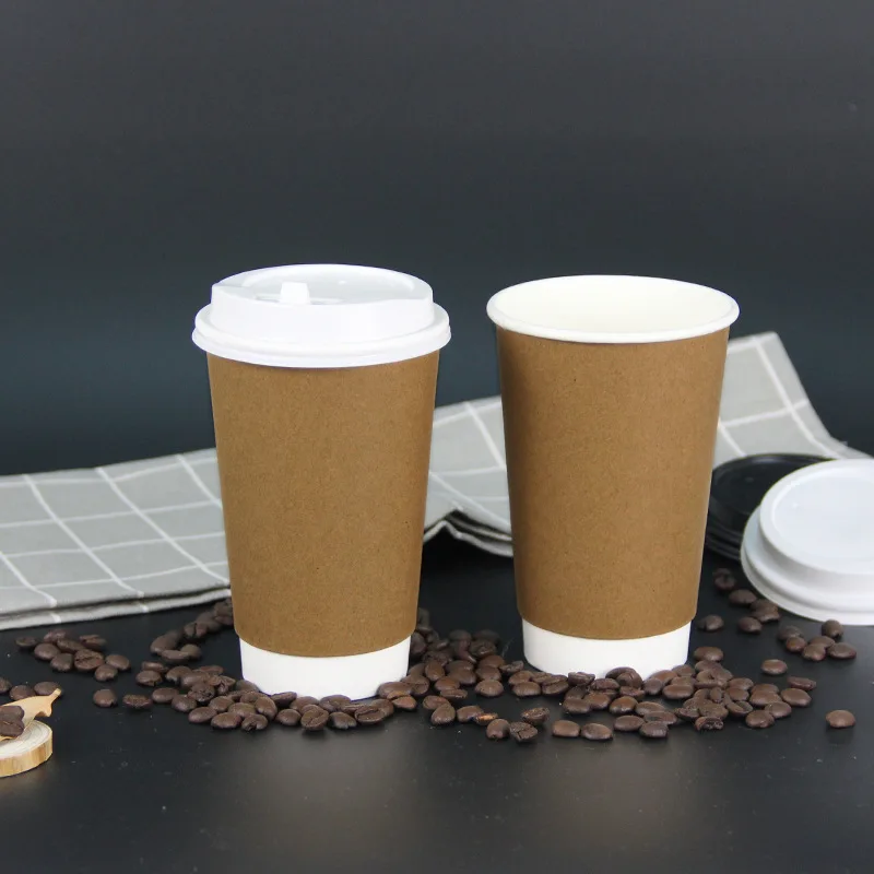 Factory price 8oz 12oz 16oz customized design high quality double wall coffee paper cup