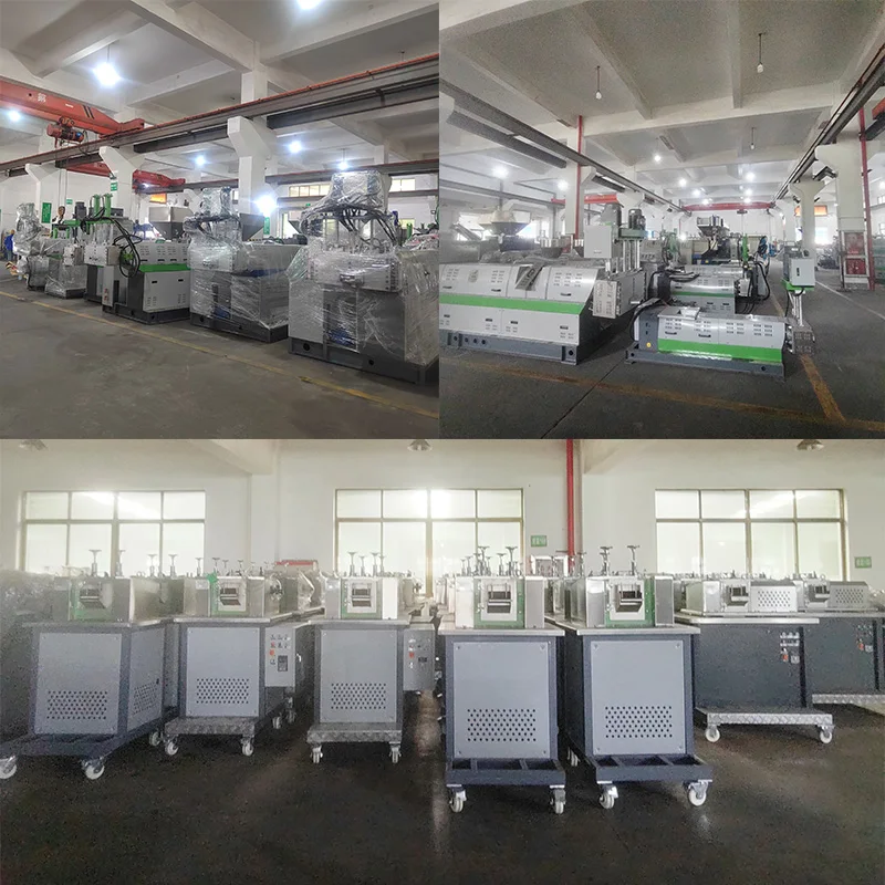 Plastic Recycling pelletizer Rigid PP PE ABS PVC Granulating Line Plastic Granule Raw Material making Machine with CE