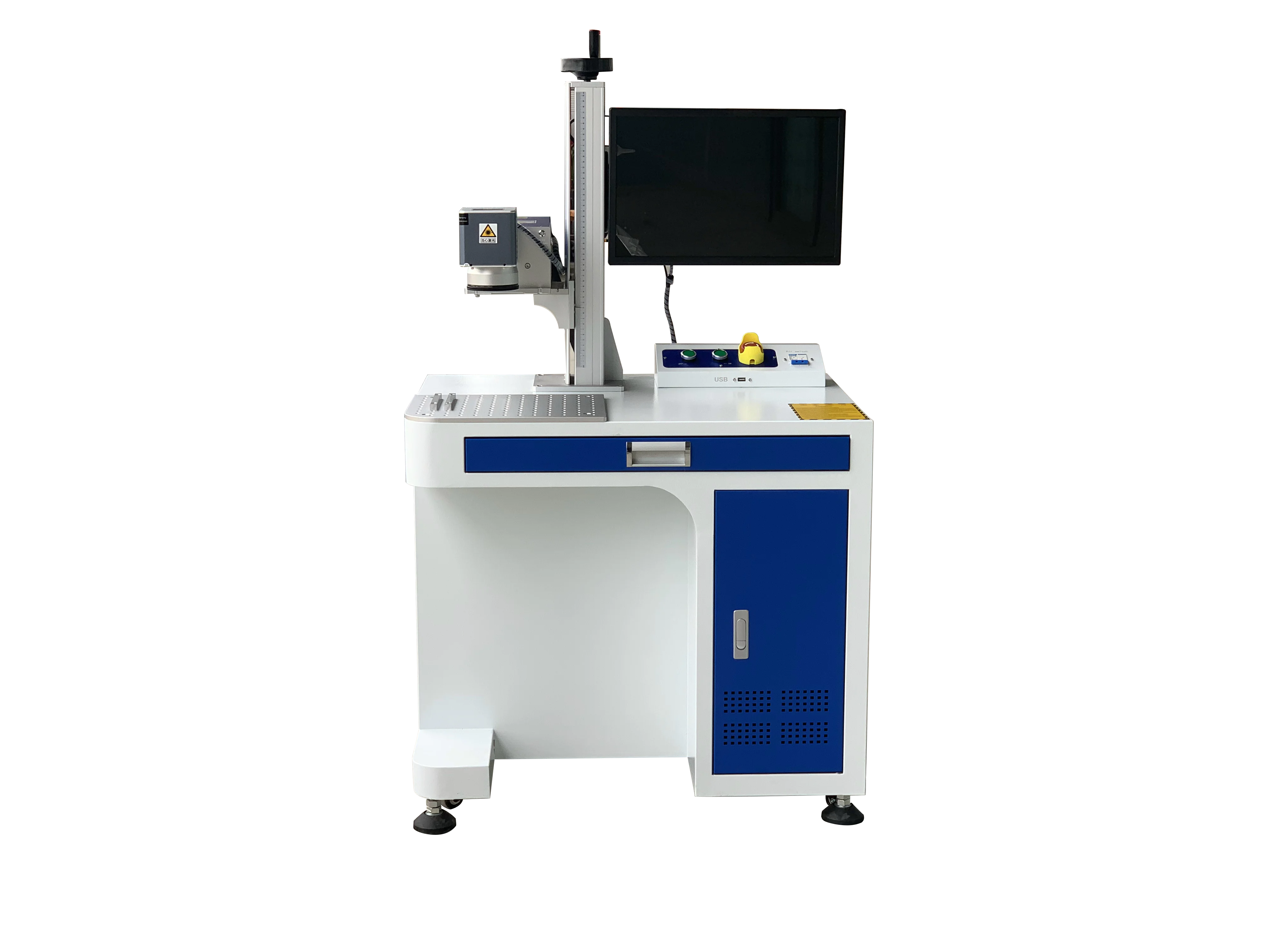 UV Laser Marking Machine Ultraviolet Ray Purple Ray marking for Hard plastic keyboard print mark all in one machine